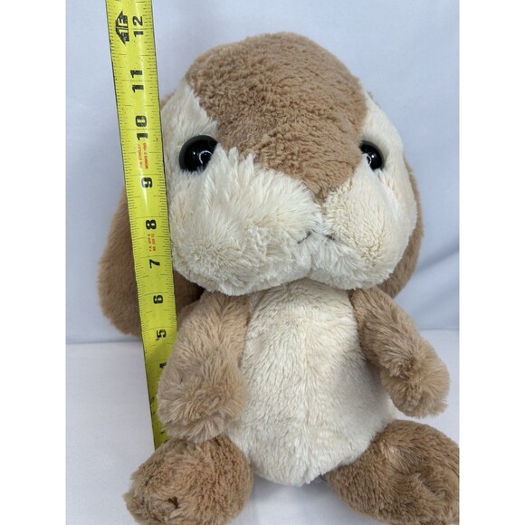 Amuse Pote USA Loppy Bunny Big Rabbit Brown Plush Backpack - Picture 11 of 12